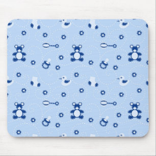 Mousepad Teste padrão da edredão do bebé