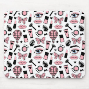 Mousepad Teste padrão da etiqueta da composição