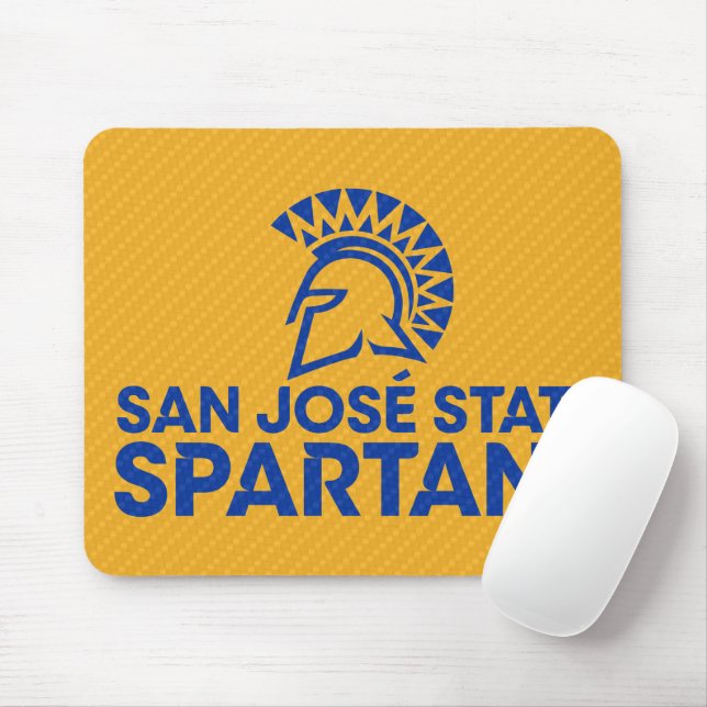 Mousepad Teste padrão da fibra do carbono de Spartans do (Com mouse)