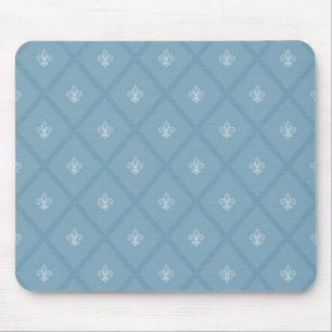 Mousepad Teste padrão da flor de lis