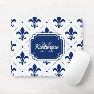 Mousepad Teste padrão da flor de lis
