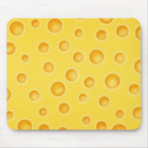 Mousepad Teste padrão da textura de Cheezy do queijo suí