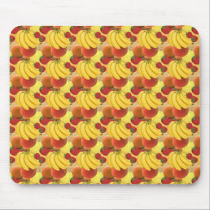 Mousepad Teste padrão das frutas