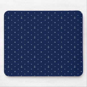 Mousepad Teste padrão de bolinhas da âncora