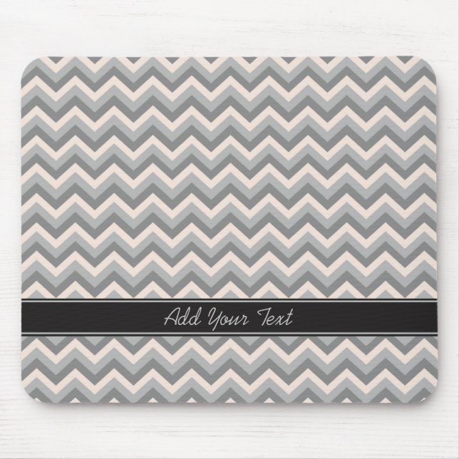 Mousepad Teste padrão de Chevron (Frente)