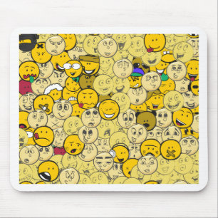 Mousepad Teste padrão de Emoji