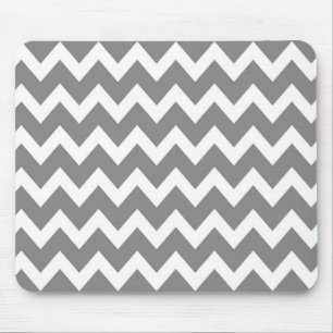 Mousepad Teste padrão de ziguezague CINZENTO retro