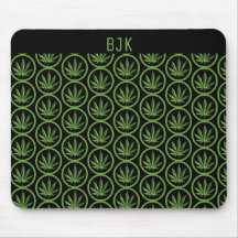 Teste padrão do círculo da folha da erva daninha