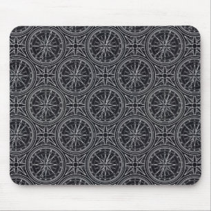Mousepad Teste padrão do compasso do rosa de vento