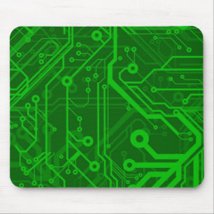 Mousepad Teste padrão do conselho de circuito impresso do
