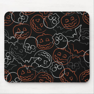 Mousepad Teste padrão do Dia das Bruxas