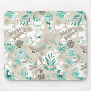 Mousepad Teste padrão do jardim