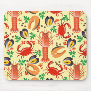 Mousepad Teste padrão do marisco