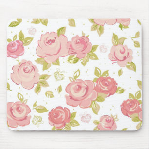 Mousepad Teste padrão do papel de parede da elegância dos