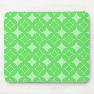 Mousepad Teste padrão do shippo do verde limão