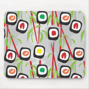 Mousepad Teste padrão do sushi