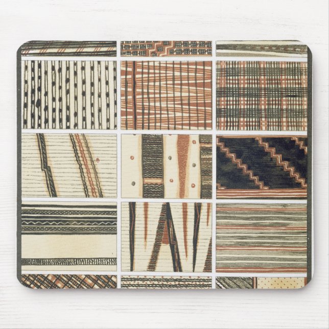 Mousepad Teste padrão do tapa polinésio do cozinheiro (Frente)