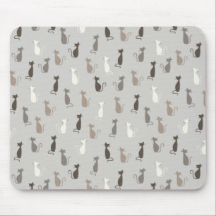 Mousepad Teste padrão dos gatos