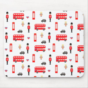 Mousepad Teste padrão dos símbolos de Inglaterra