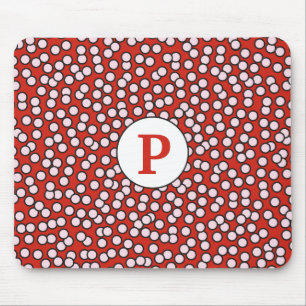 Mousepad Teste padrão Dotty do monograma