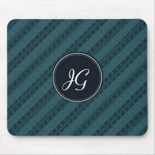 Mousepad Teste padrão elegante atrativo dos azuis marinhos
