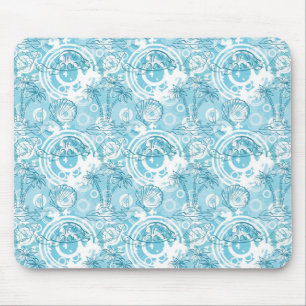 Mousepad teste padrão exótico do oceano