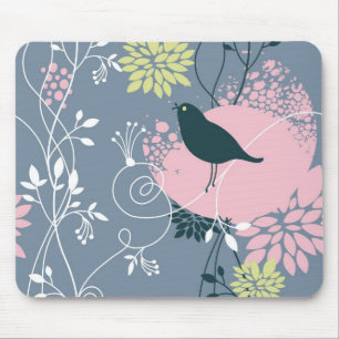 Mousepad Teste padrão floral