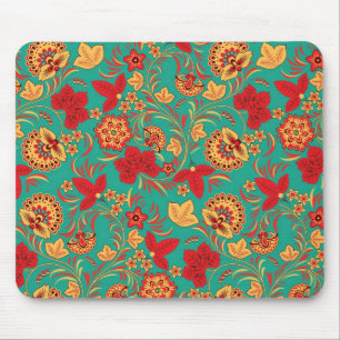 Mousepad Teste padrão floral 2