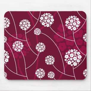 Mousepad Teste padrão floral abstrato