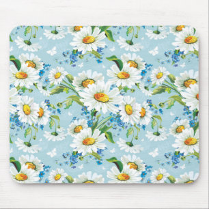 Mousepad Teste padrão floral brilhante bonito à moda 2