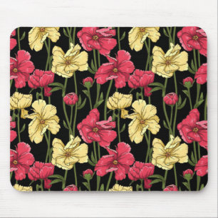 Mousepad Teste padrão floral elegante 2