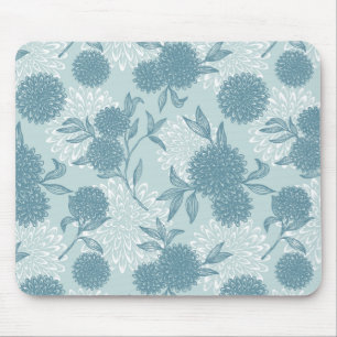 Mousepad Teste padrão floral retro 2