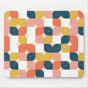 Mousepad Teste padrão geométrico retro do Bauhaus