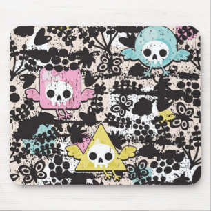 Mousepad Teste padrão louco dos pássaros