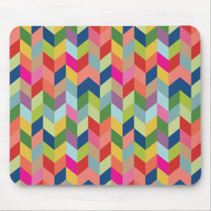 Mousepad Teste padrão moderno de Herringbone