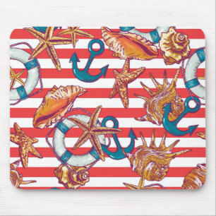 Mousepad Teste padrão na moda da praia