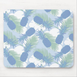 Mousepad Teste padrão Pastel tropical do abacaxi