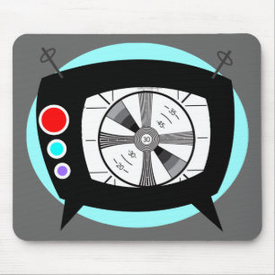 Mousepad Teste padrão retro da tevê e de teste