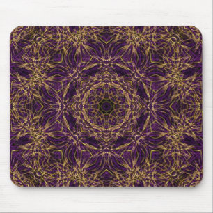 Mousepad Teste padrão roxo do Hippie da mandala