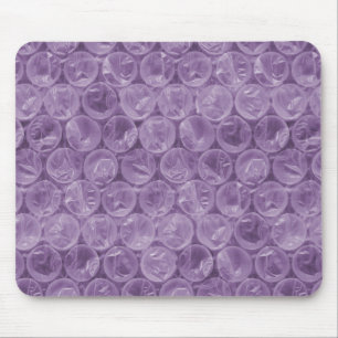Mousepad Teste padrão roxo do invólucro com bolhas de ar