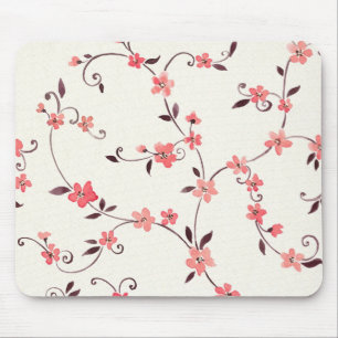 Mousepad Teste padrão sem emenda da aguarela com primavera