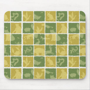 Mousepad teste padrão temático do jardim zoológico