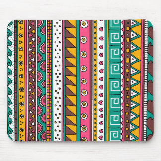Mousepad Teste padrão tribal colorido