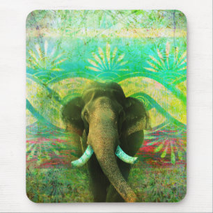 Mousepad Teste padrão tribal de turquesa boémia bonito do