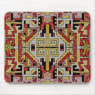 Mousepad Teste padrão tribal/étnico de Geomethric