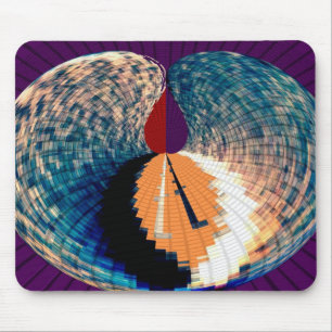 Mousepad Teste padrão V6 da pétala do diamante e da