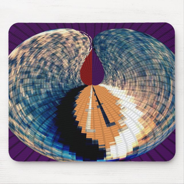 Mousepad Teste padrão V6 da pétala do diamante e da (Frente)