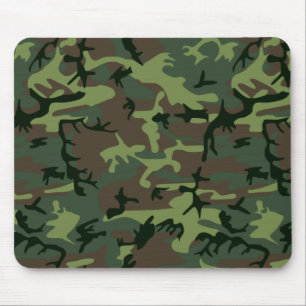 Mousepad Teste padrão verde de Camo Brown da camuflagem