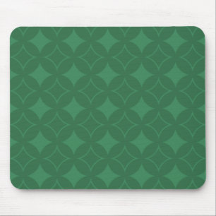 Mousepad Teste padrão verde de Shippo