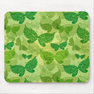 Mousepad Teste padrão verde do primavera
